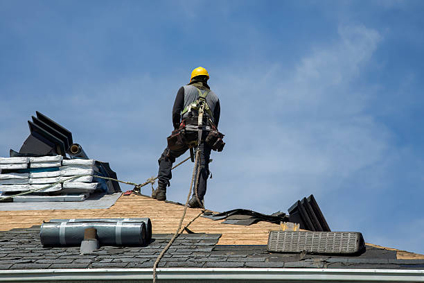 Professional Roof Replacement technician working in Center Valley, PA